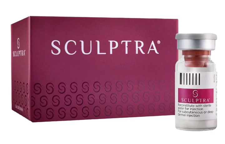 Sculptra collagen biostimulator injection vial