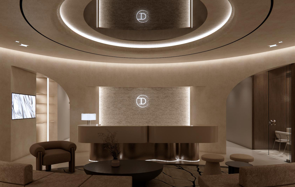 Delight Dermatology Clinic interior view 02 in Gangnam